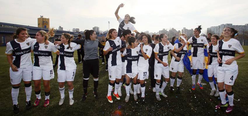 Fútbol Femenino: Las chicas del Club Atlético Boca Juniors, bicampeonas