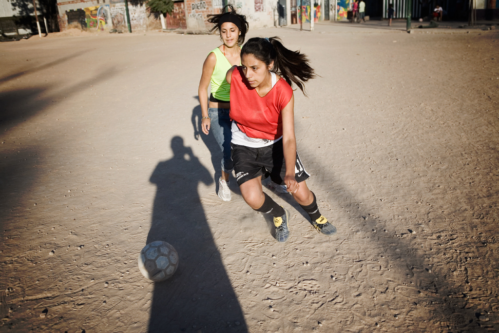 Mujeres con pelotas